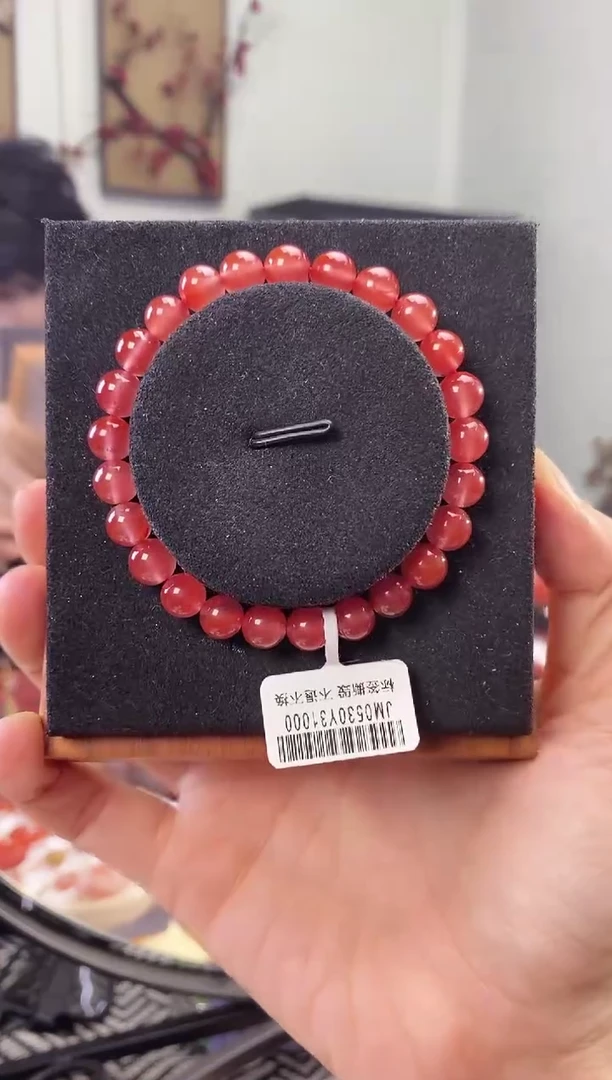 手串未镶嵌南红玛瑙GX31000原矿瓦西玫红南红单圈7mm多样化发一