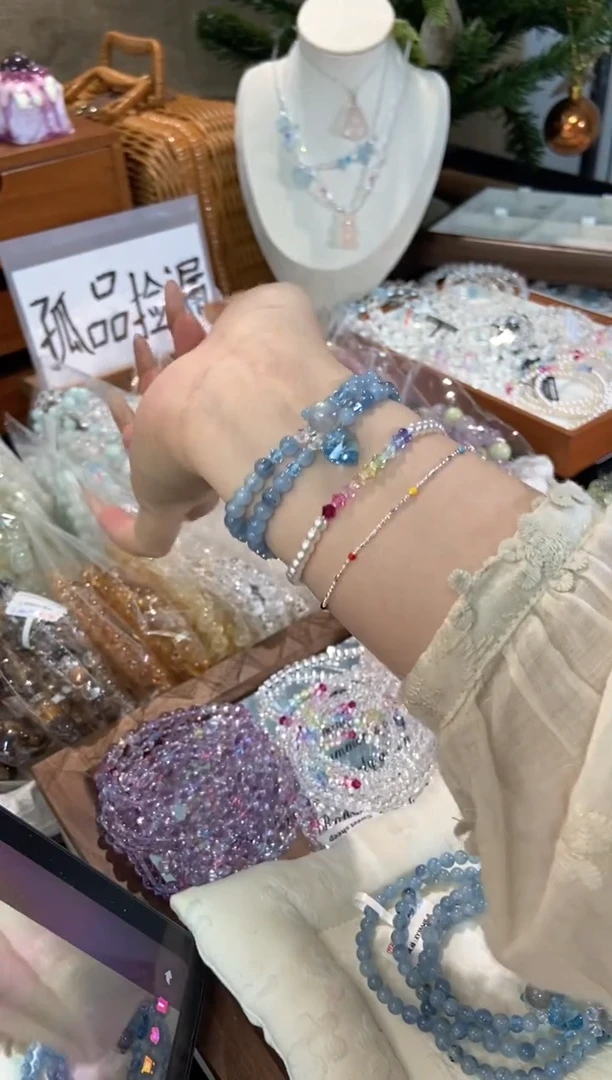 未镶嵌手串水晶孤品捡漏均匀瑕疵介意勿拍