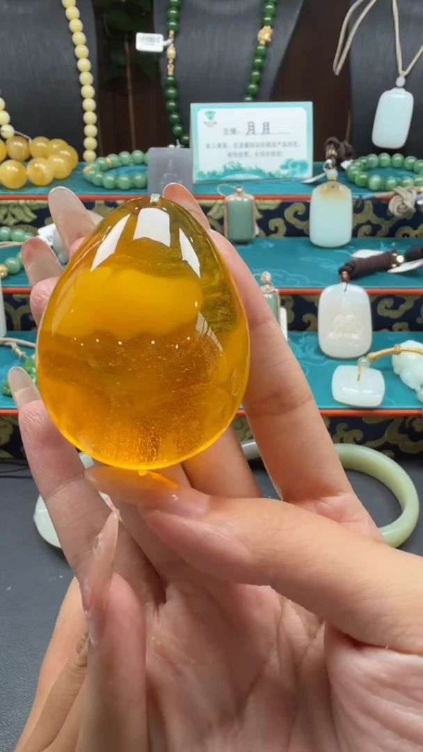 蜜蜡颈饰未镶嵌kh25
