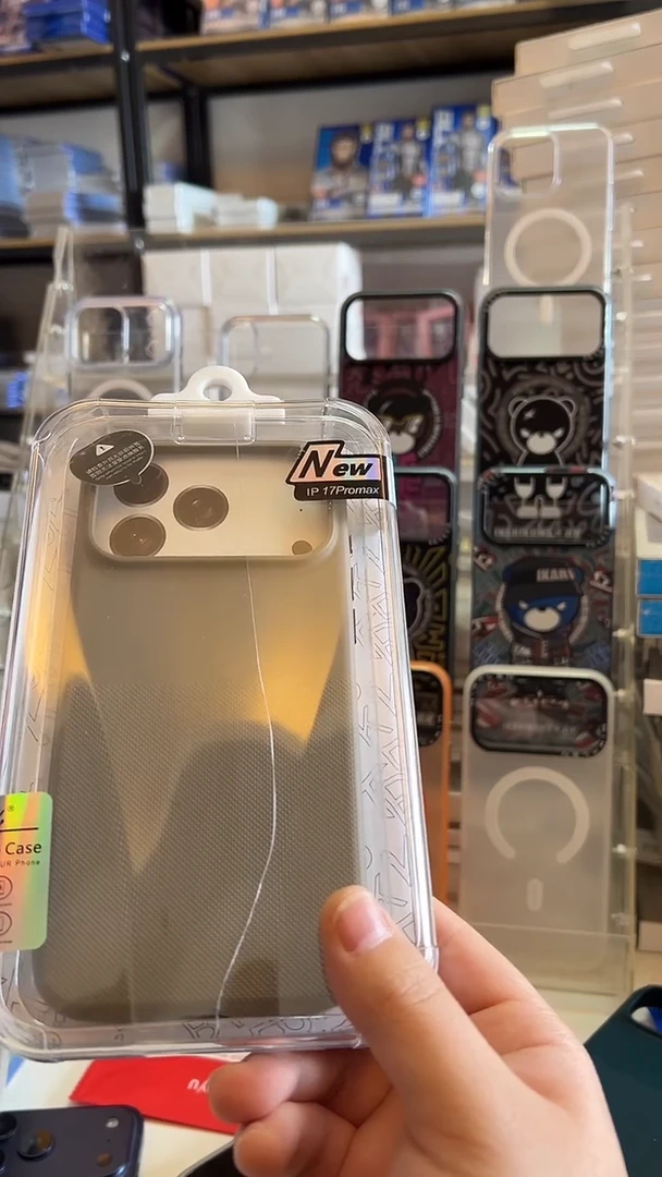 米卡伦手机壳蓝色适用iPhone17promax（瑕疵不退不换）