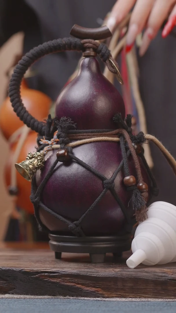 1458号精品大漆葫芦防腐防渗装水茶酒2