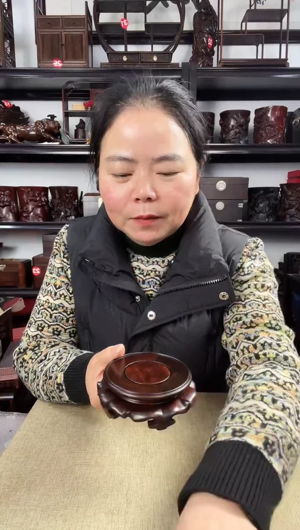 木373瑕疵老李红木工艺品