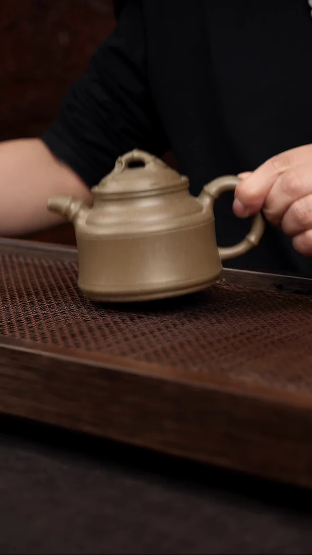 【闪购商品】紫砂茶壶蟹壳青竹鼎