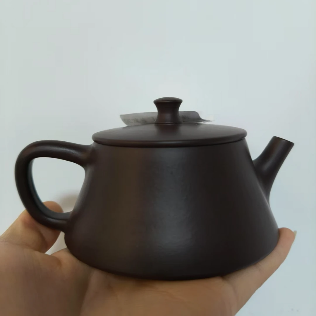 蒋静明一厂老紫泥平盖云柱110CC