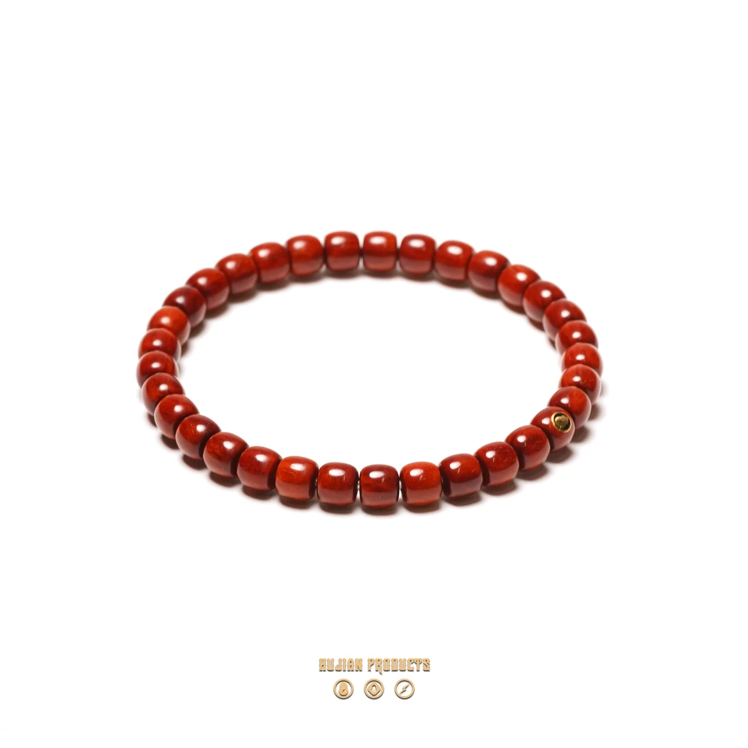 紫檀金标 6x6.6 极限葫老型 印度野生林黑皮老料 葫见HUJIAN出品