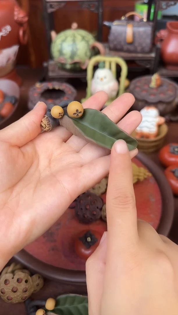 紫砂茶宠紫砂小枇杷