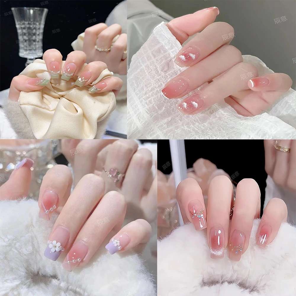 辰意【直播间福利款】高级感纯手工美甲穿戴甲（默认微瑕NO退NO换）