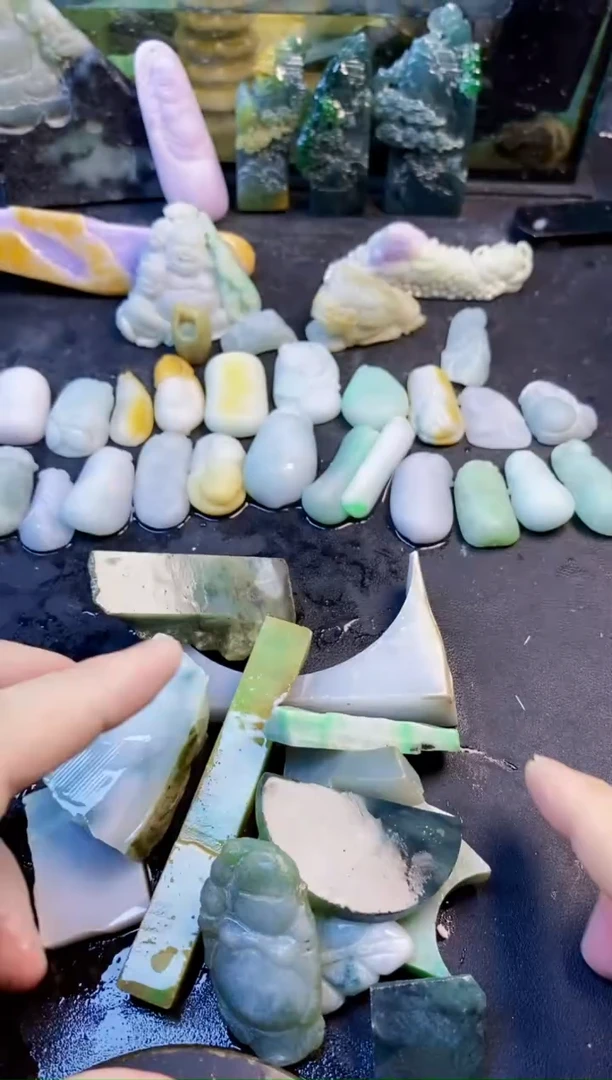 未镶嵌挂件翡翠天然翡翠030