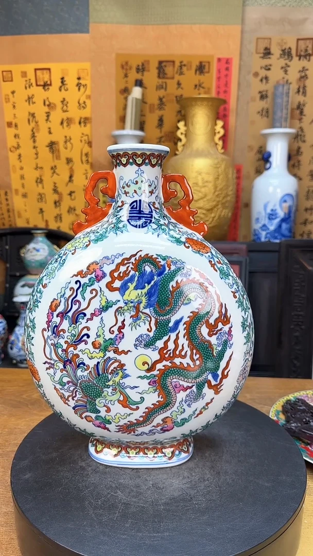 【闪购商品】瓶景德镇陶瓷客厅摆件