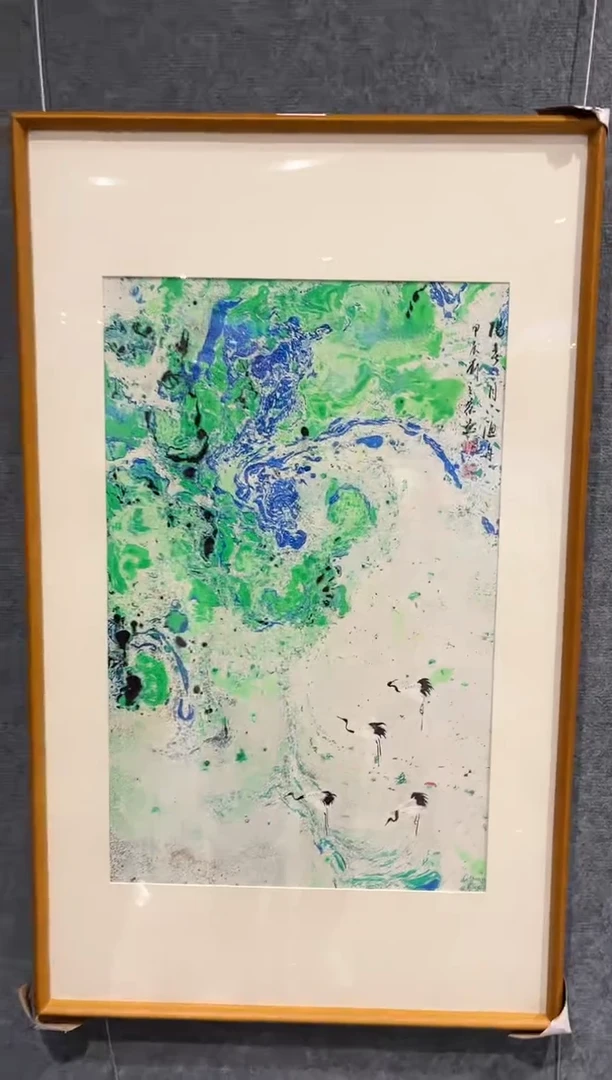 【闪购商品】绘画刘立荣-2.7平尺-带框-抽象