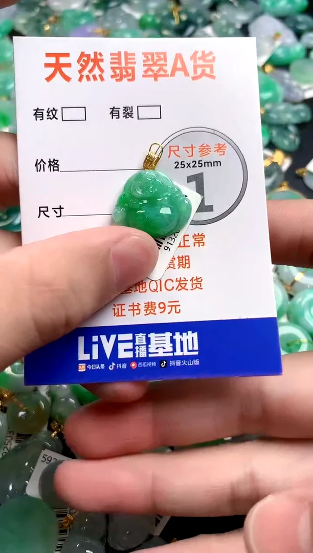 颈饰18K金镶嵌翡翠0732172027