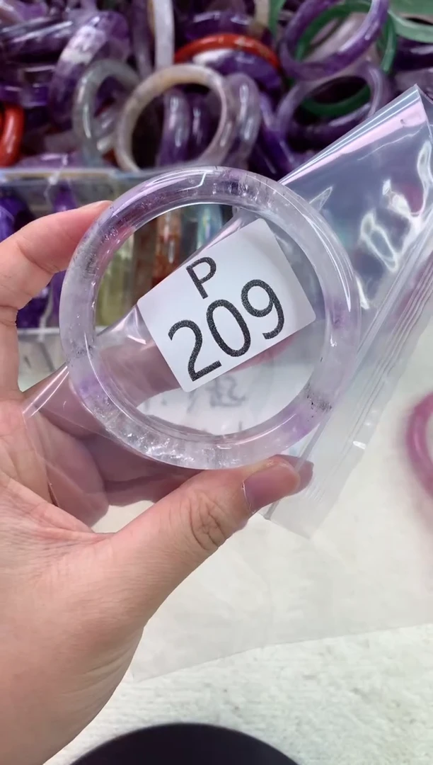 未镶嵌手镯水晶P209-59