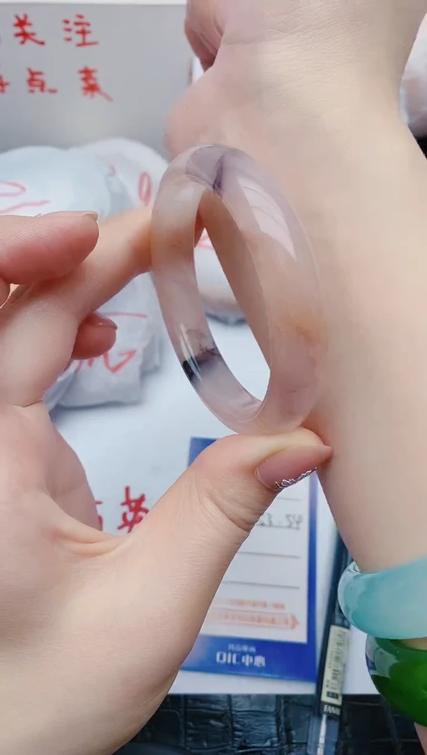 石英质玉手镯未镶嵌w11+52-53