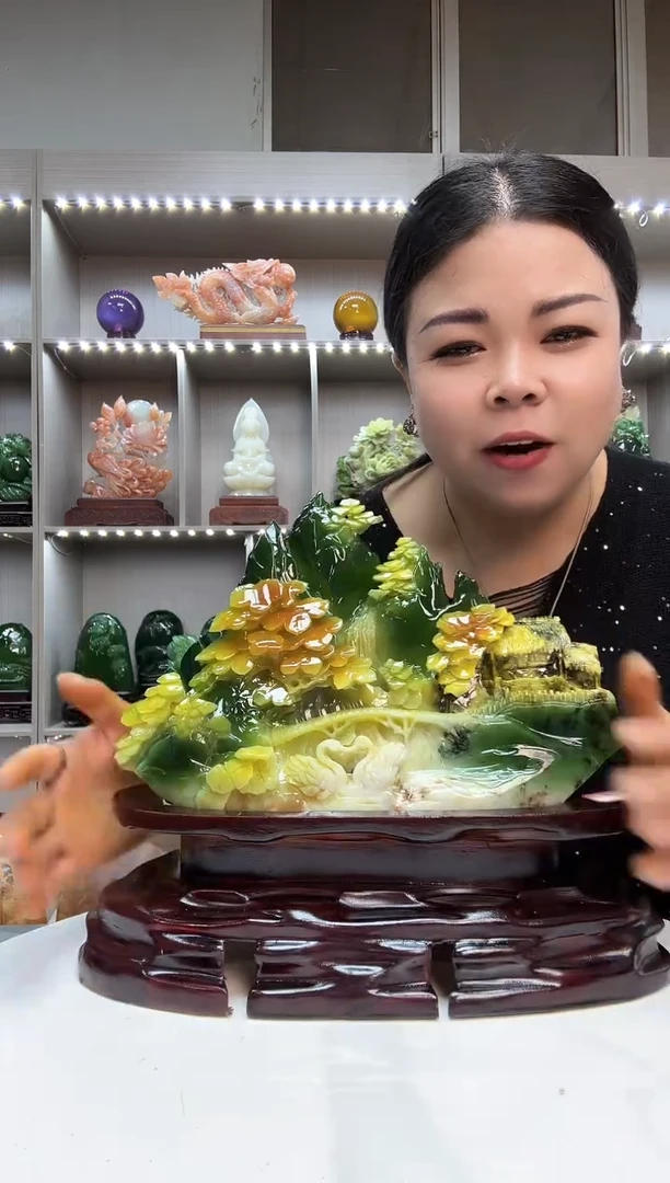 石材岫岩玉天然摆件