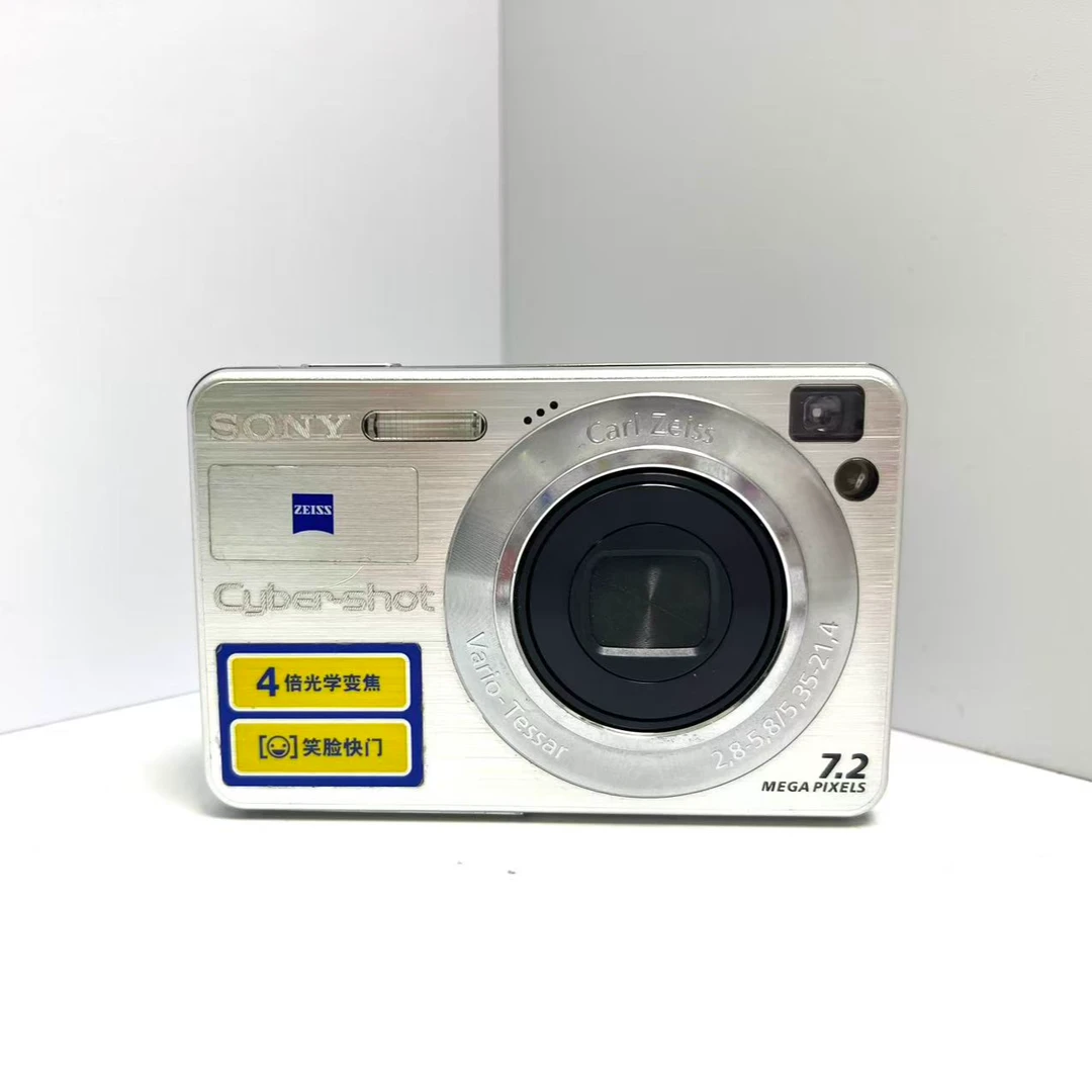 9新 Sony/索尼 W110 720万像素 冷白故事感 配件齐全