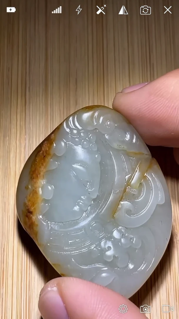 未镶嵌和田玉挂件YX 佛观天下