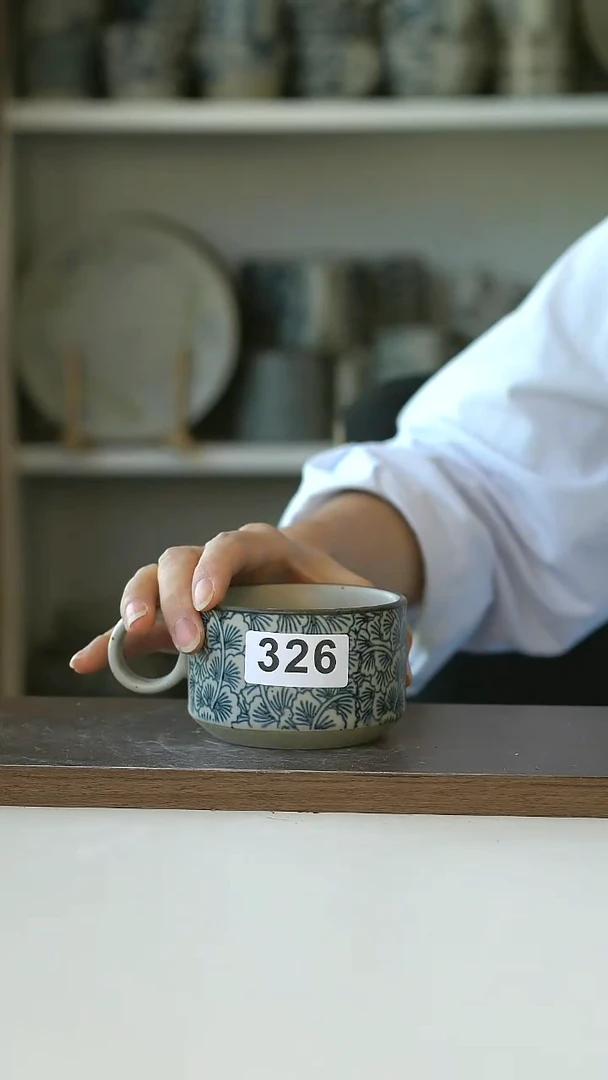 瑕疵326银杏咖啡杯200ml@4-2@