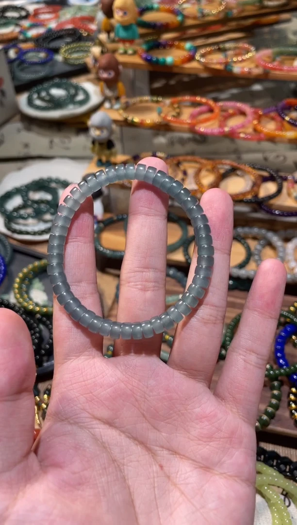 未镶嵌手串翡翠6mm冰种翡翠手串