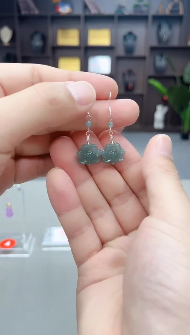 未镶嵌翡翠耳饰X06