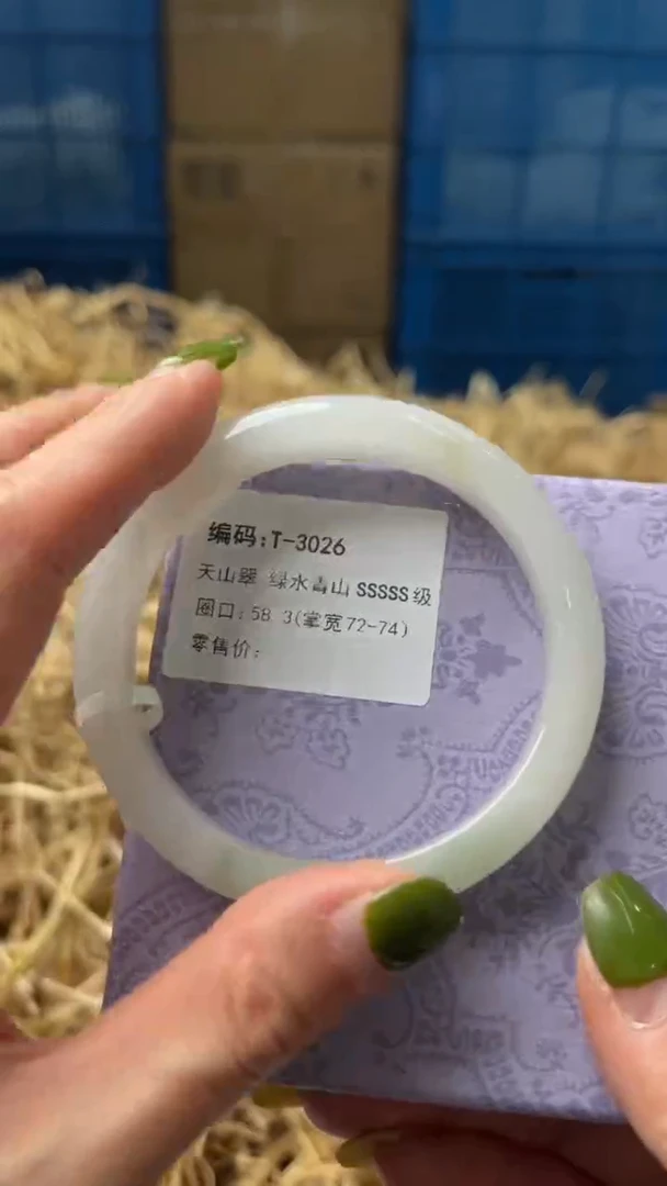 未镶嵌手镯石英质玉T3026