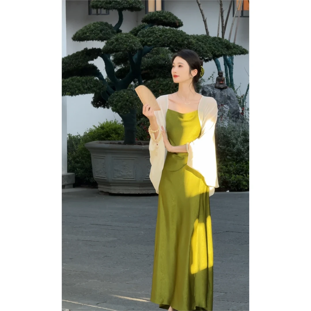 2025春夏时尚新款连衣裙女高级感气质长裙