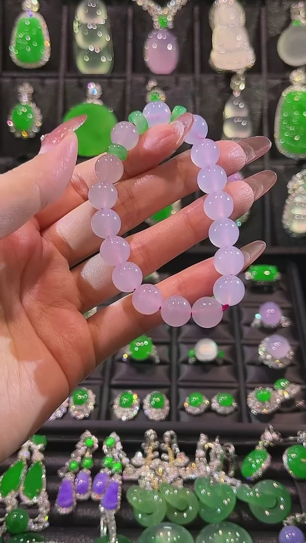 未镶嵌手链翡翠手串