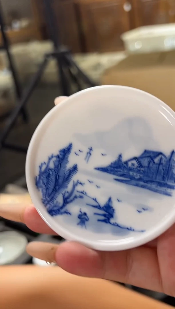 瓷片景德镇瓷器茶器茶杯