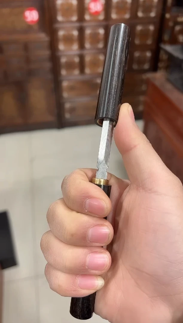 紫檀木开茶刀111