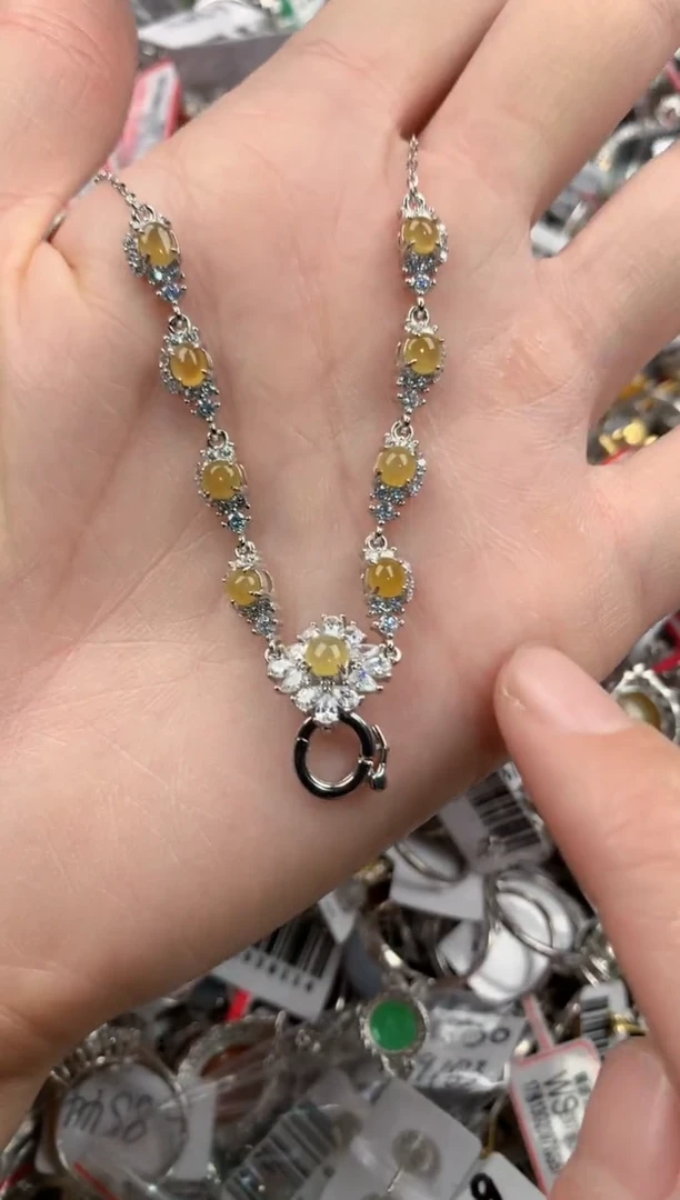 银S925镶嵌戒指翡翠333   1