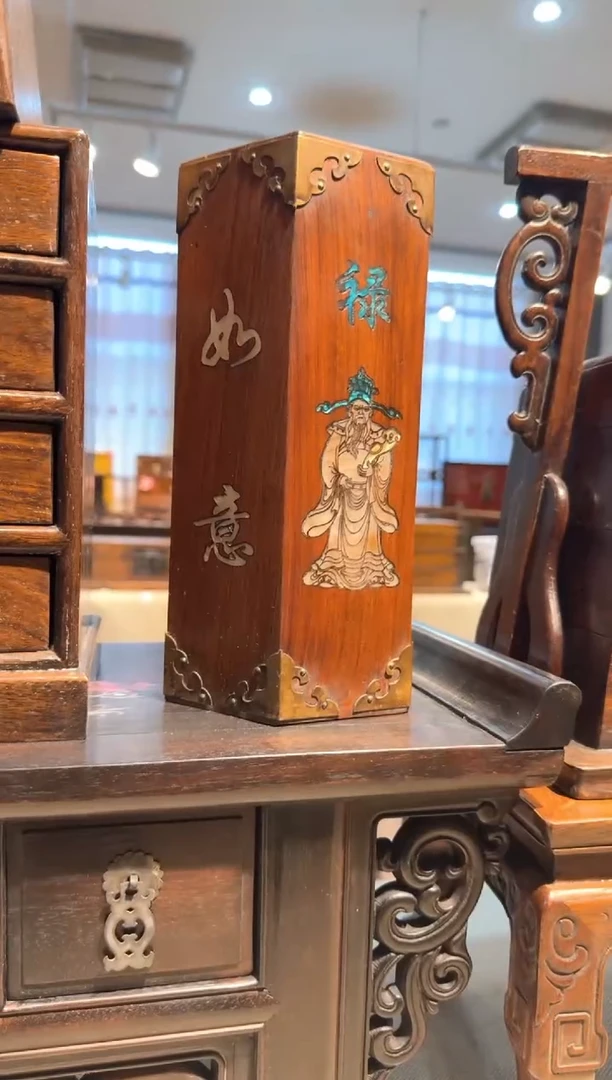 木帽筒   插画筒   摆件