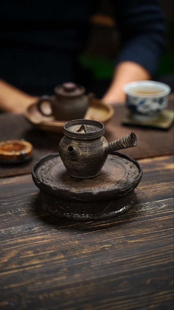 全手工制作  南蛮侧把壶90cc