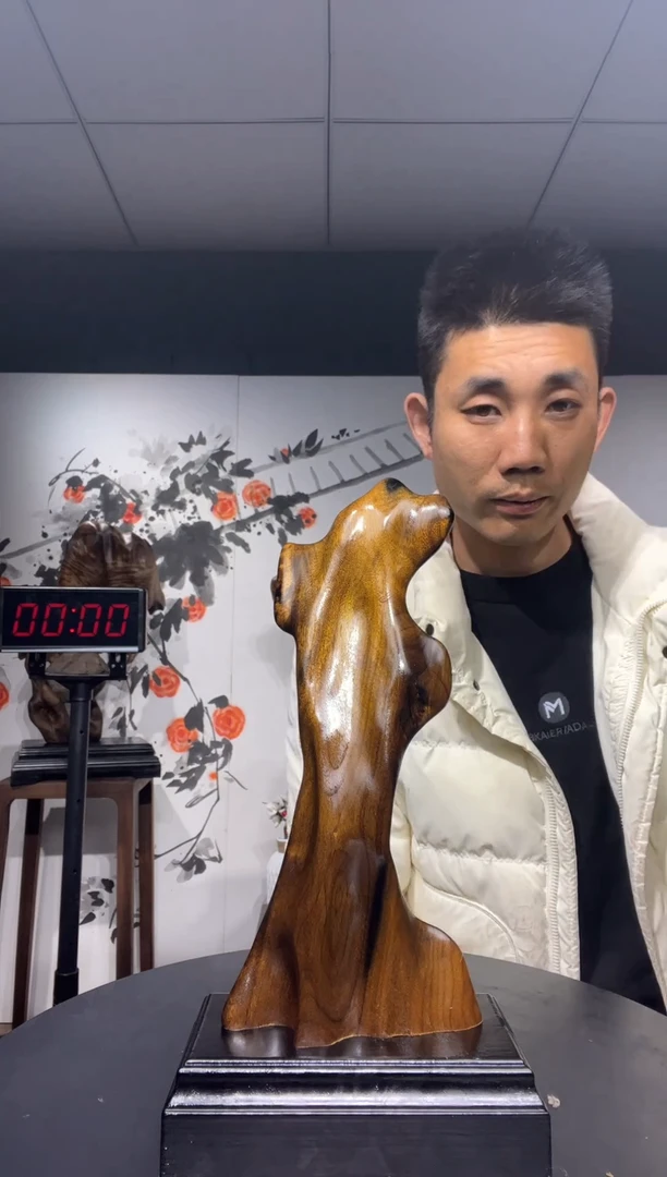 【闪购商品】金丝楠木雕金丝楠木木雕工艺品摆件