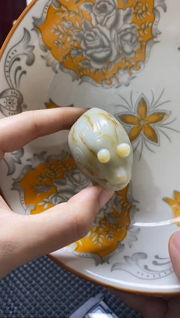 瓷片瓷片 瓷器 摆件 1个