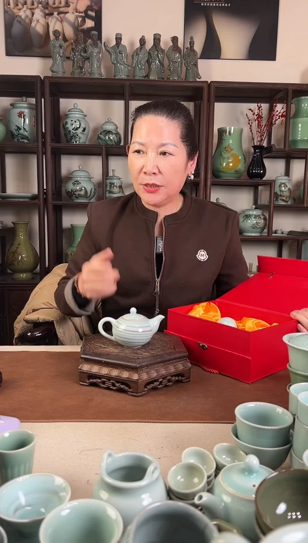 纯手工 绞胎 一壶二杯L