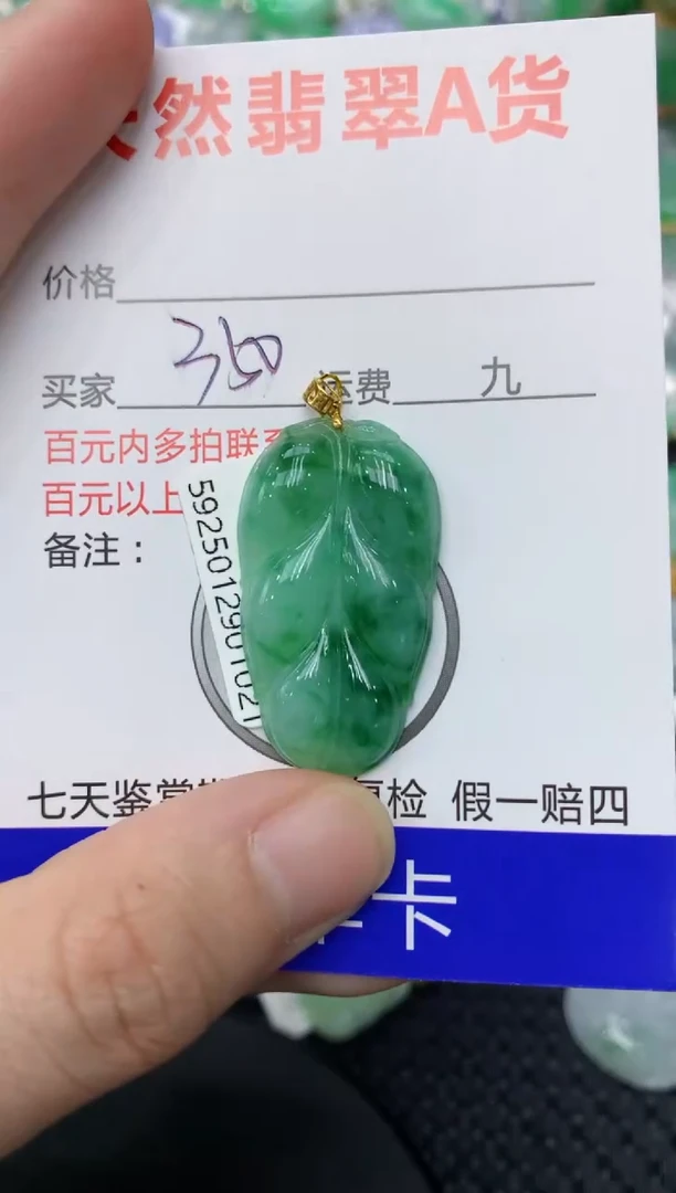 【闪购商品】翡翠颈饰18K金镶嵌111111111111