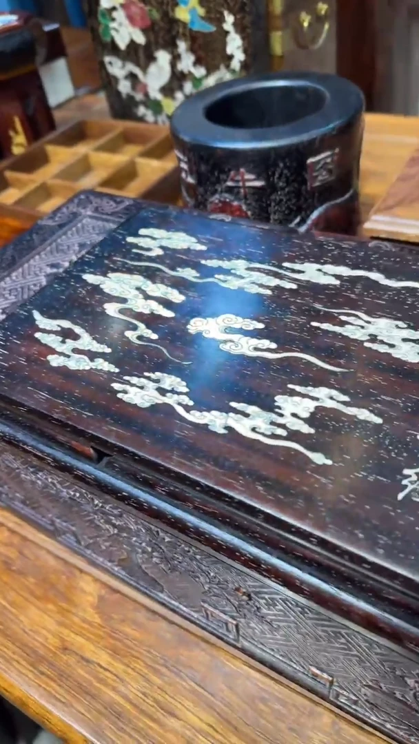 木紫檀丫丫云卷邵氏紫檀木艺