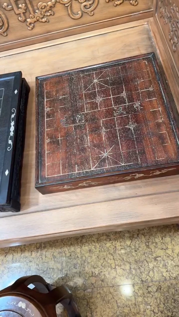 【闪购商品】木非洲紫檀    象棋盘 工艺品