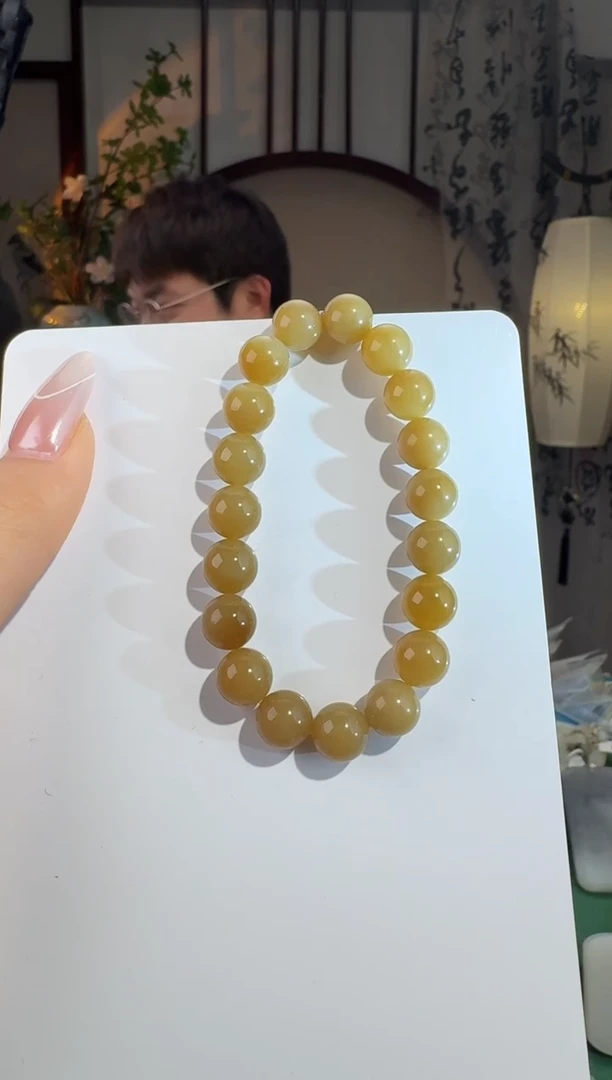 未镶嵌手串和田玉手串卡10
