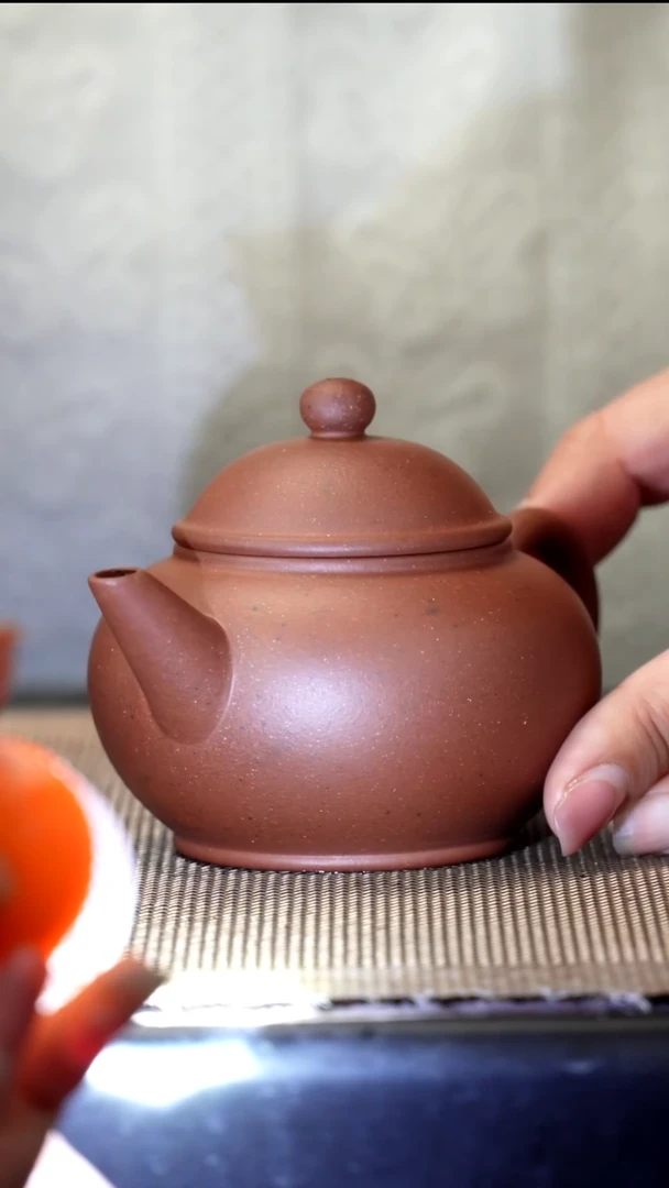 紫砂茶盏底槽清水平150CC