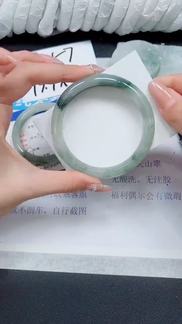 【闪购商品】石英质玉手镯合金A291-62/63