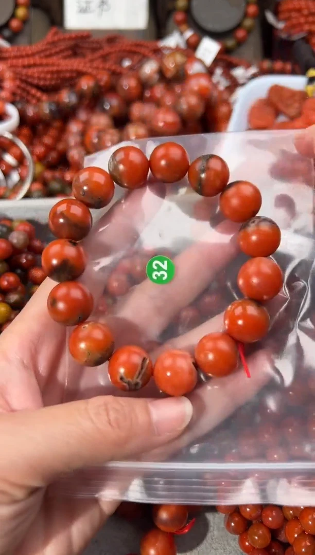 南红玛瑙手串未镶嵌14