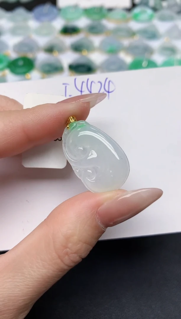 颈饰未镶嵌翡翠天然缅甸A货翡翠百元以上9元证书费自理