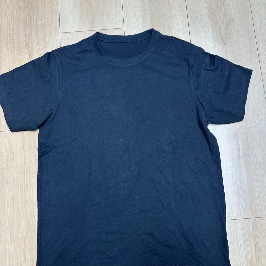 男士黑白双色棉质短袖/北