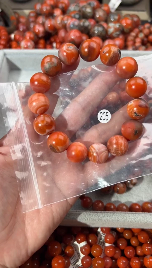 未镶嵌手串南红玛瑙15+