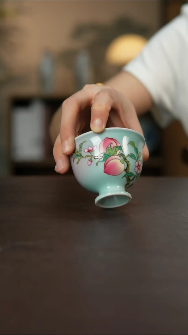 杯景德镇柴烧手作瑕疵