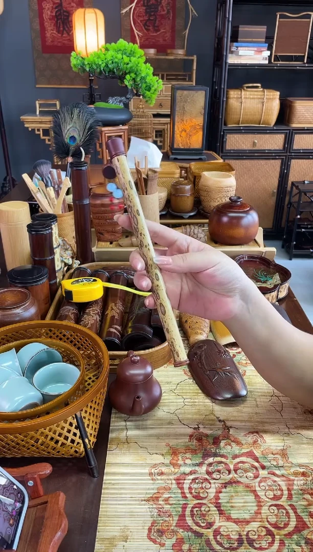 梅鹿竹香筒纯手工