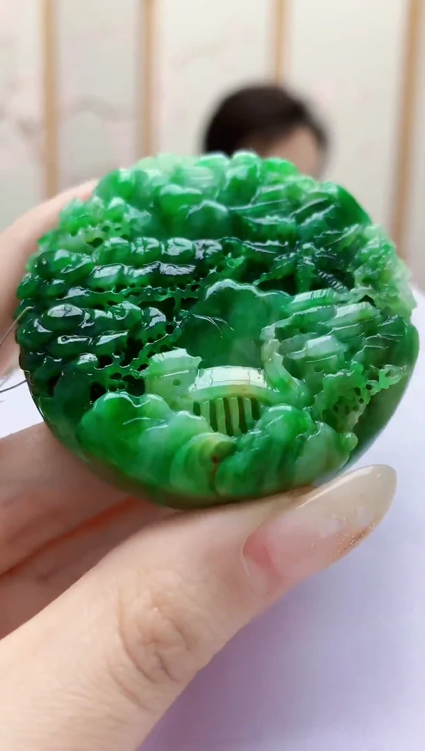 未镶嵌定制翡翠5160jw-毛货挂件64