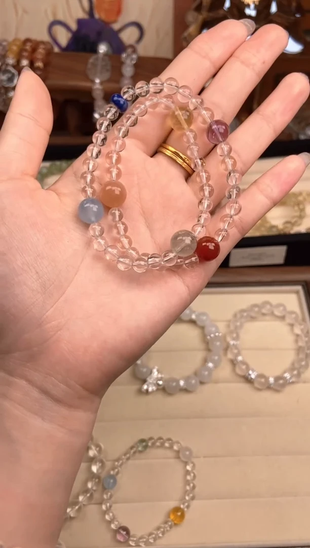 【闪购商品】水晶手链未镶嵌白水晶