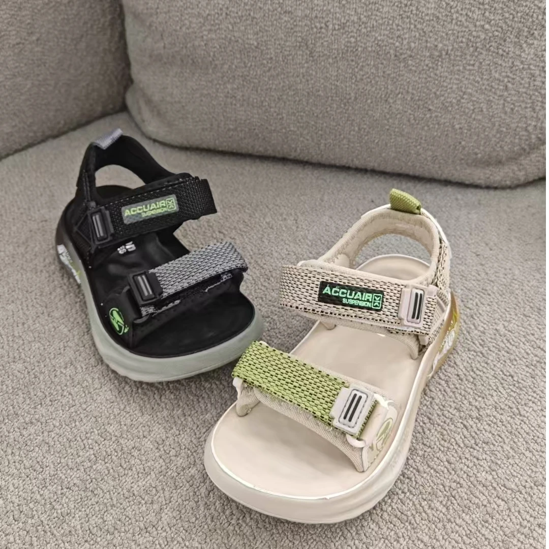 【运动凉鞋】2538 男童夏季凉鞋节日厚底圆头