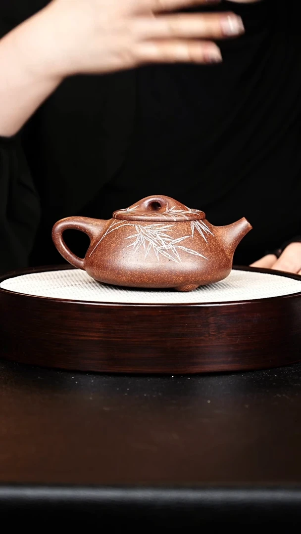 茶壶紫砂石瓢壶 2